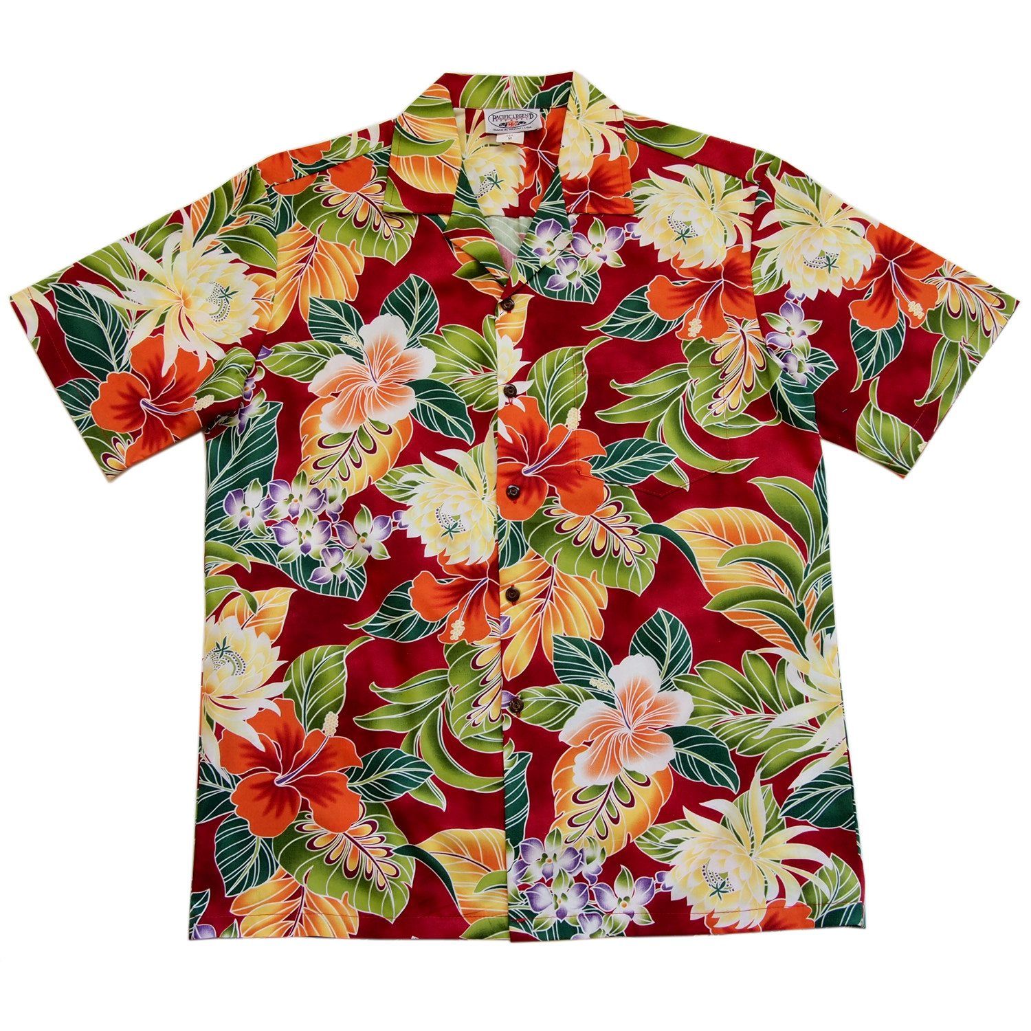 Excite Red Nice Design Hawaii Shirt Ha24069