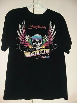 Bret Michaels Petsmart Pet Rocks Skull Signature Shirt Group Poison Shirt