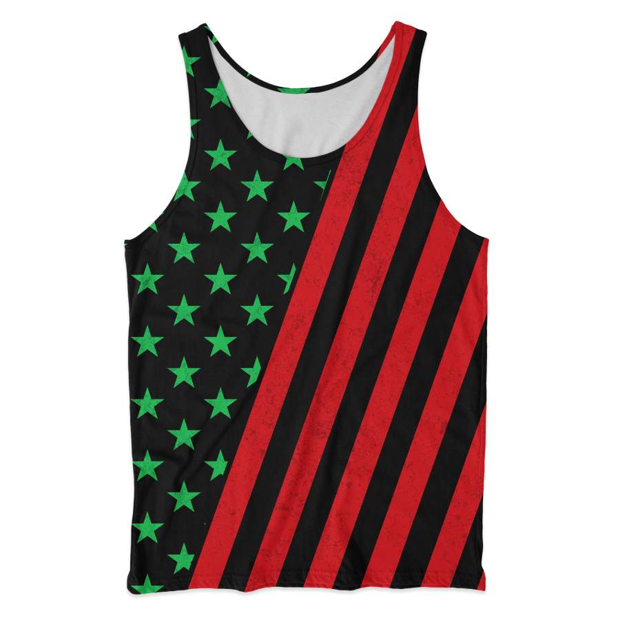 African American Flag Tank Top