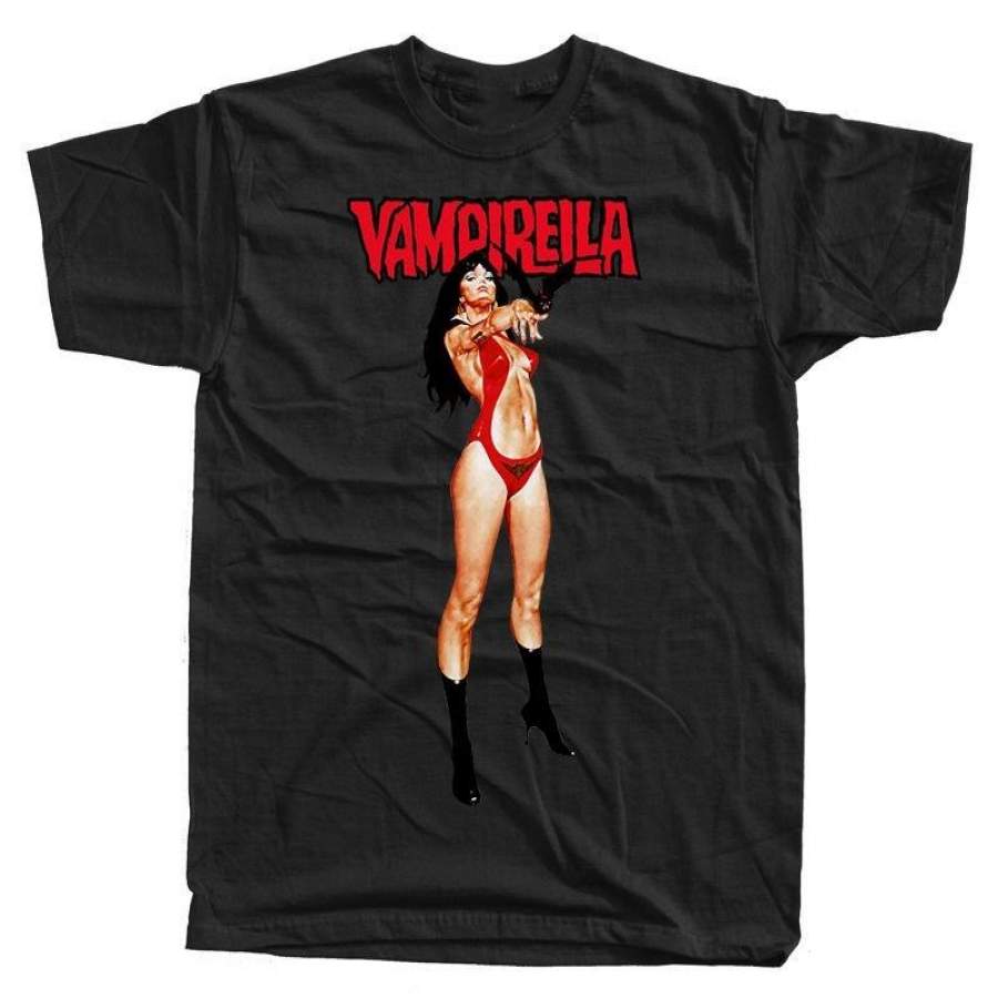 Vampirella V2 Movie Poster T SHIRT Summer Men’s Short Sleeve T Shirt Fashion Leisure Tops Tee