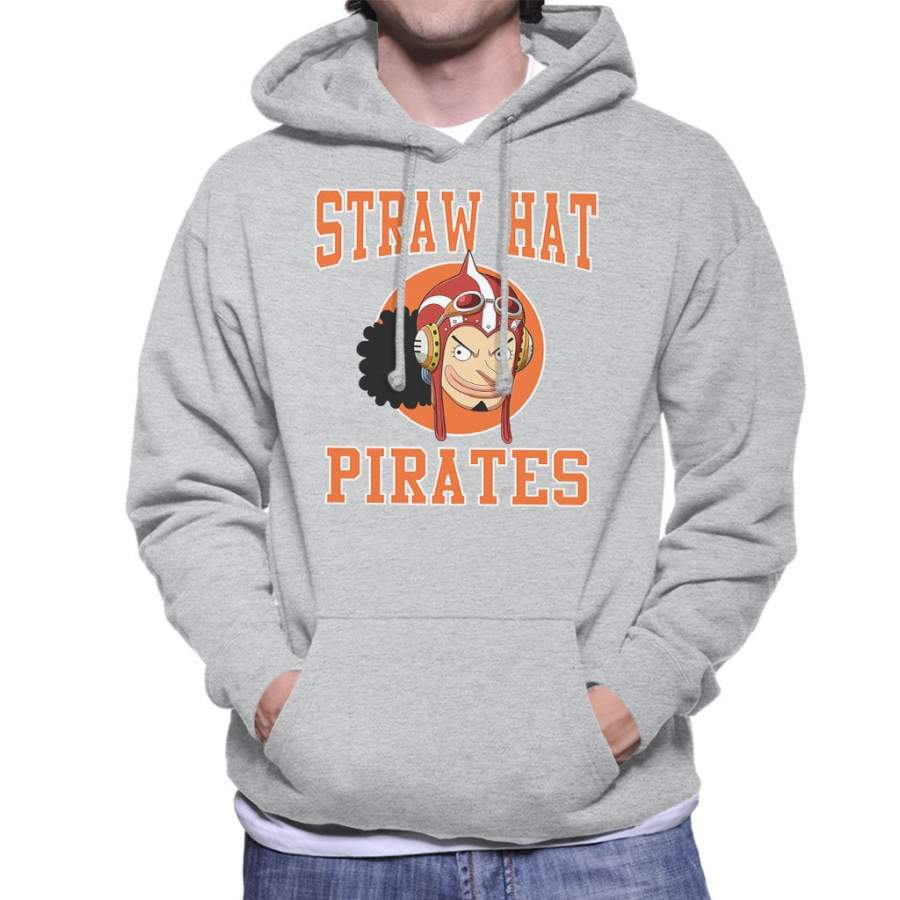 Straw Hat Pirates Usopp One Piece Men’s Hooded Sweatshirt