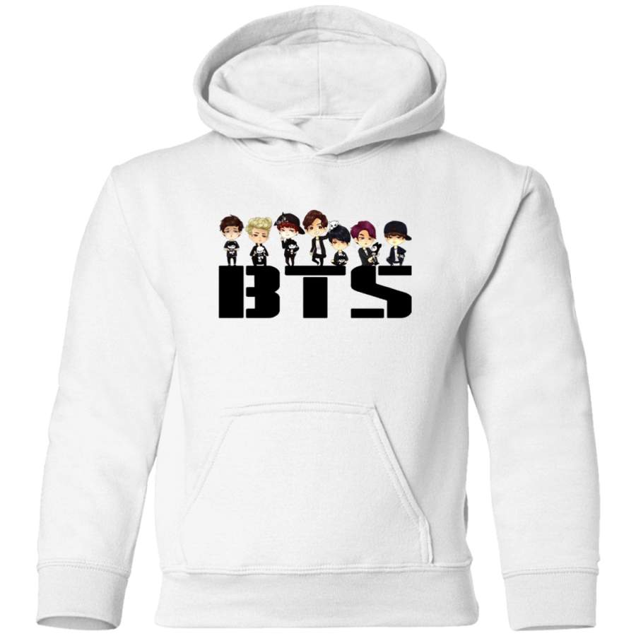 AGR BTS Bangtan Boys BTS CARTOON Toddler Pullover Hoodie