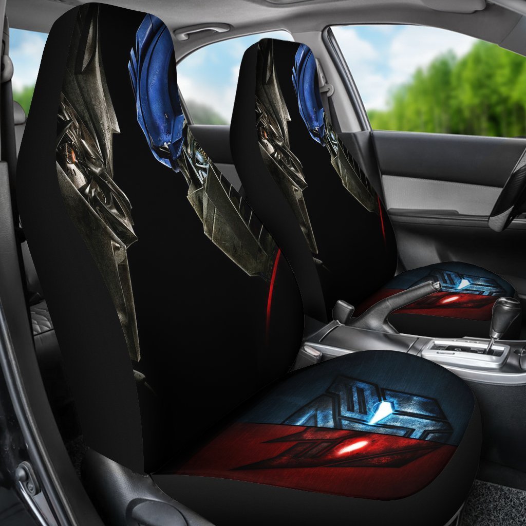 Autobots Vs Decepticons Art Design Transformers Car Seat Covers 2