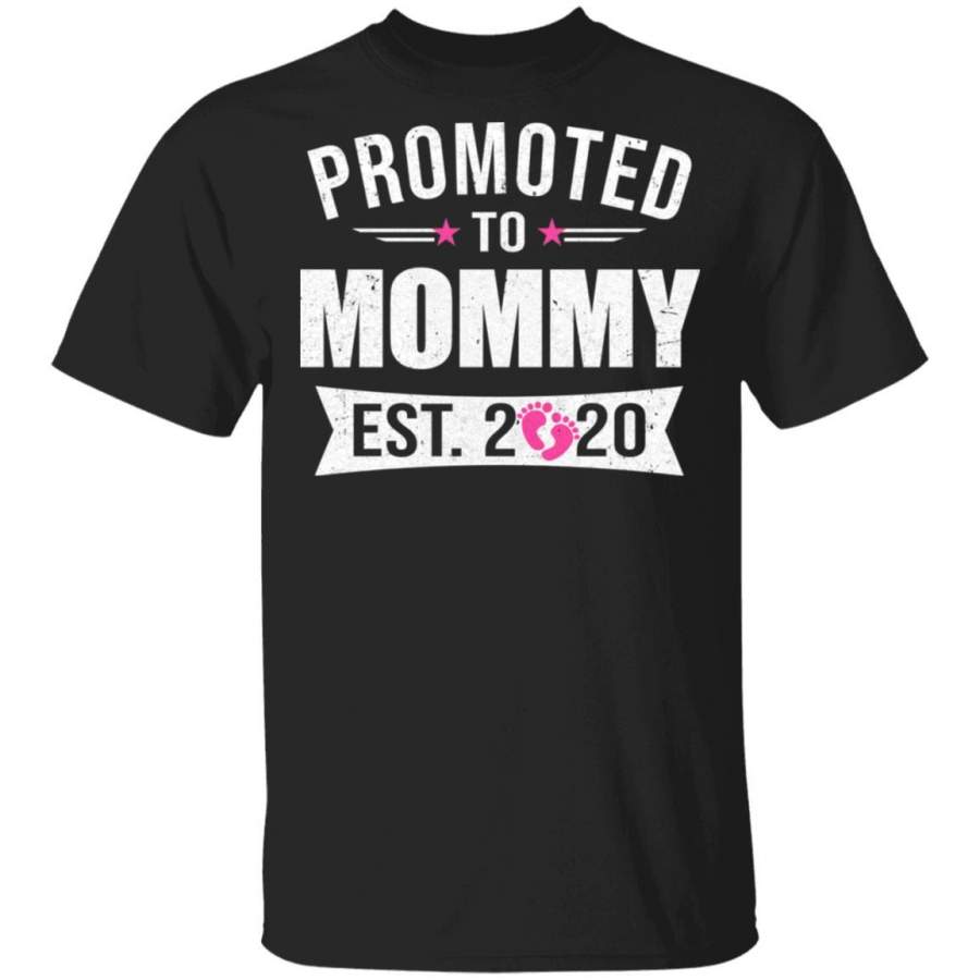 Vintage Promoted to Mommy Its a Girl 2020 New Mom T-shirt