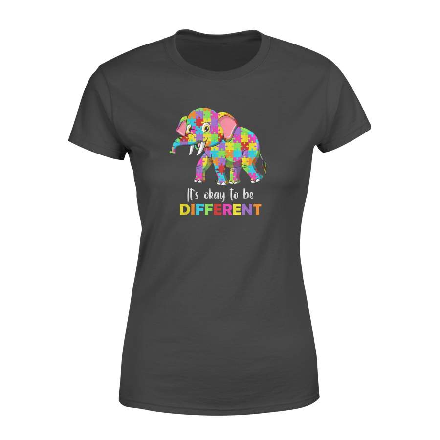 It’s Okay To Be Different Autism Awareness Elephant – Standard Women’s T-shirt