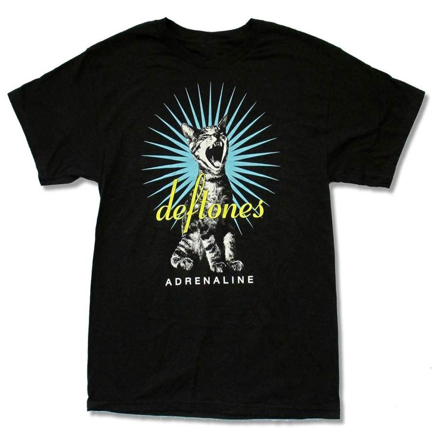 Adult Deftones Adrenaline Black T-Shirt