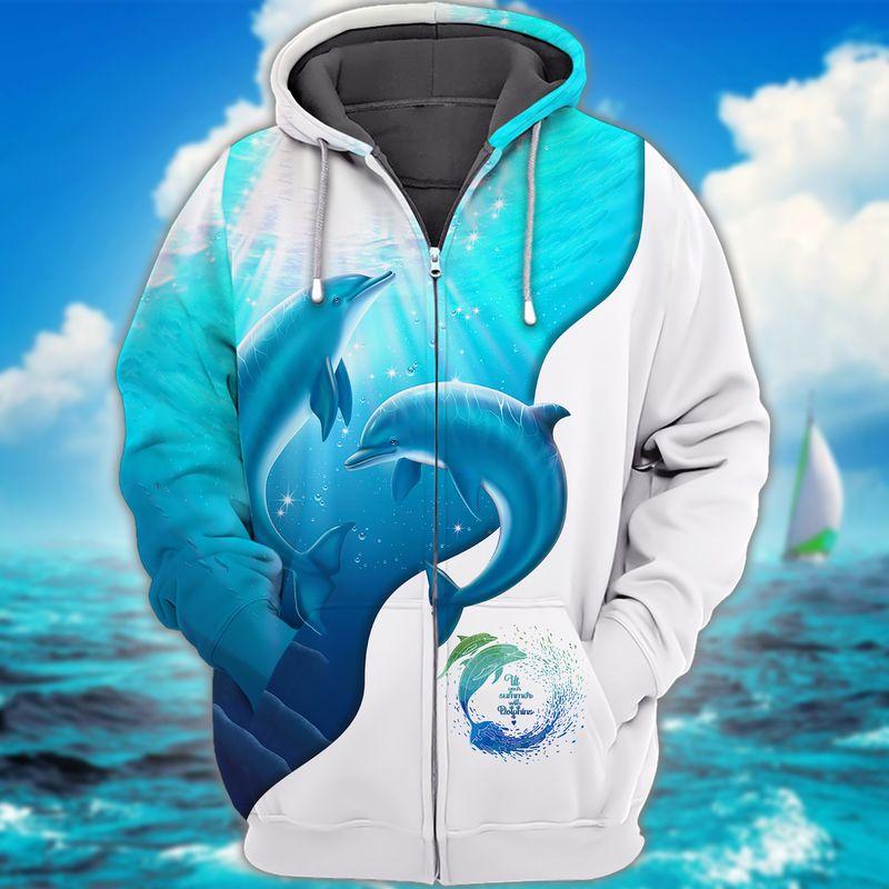 Dolphin 3D Full Print 3D All Over Printed Unisex Hoodie Zip Hoodie T-Shirt Plus Size S-5Xl