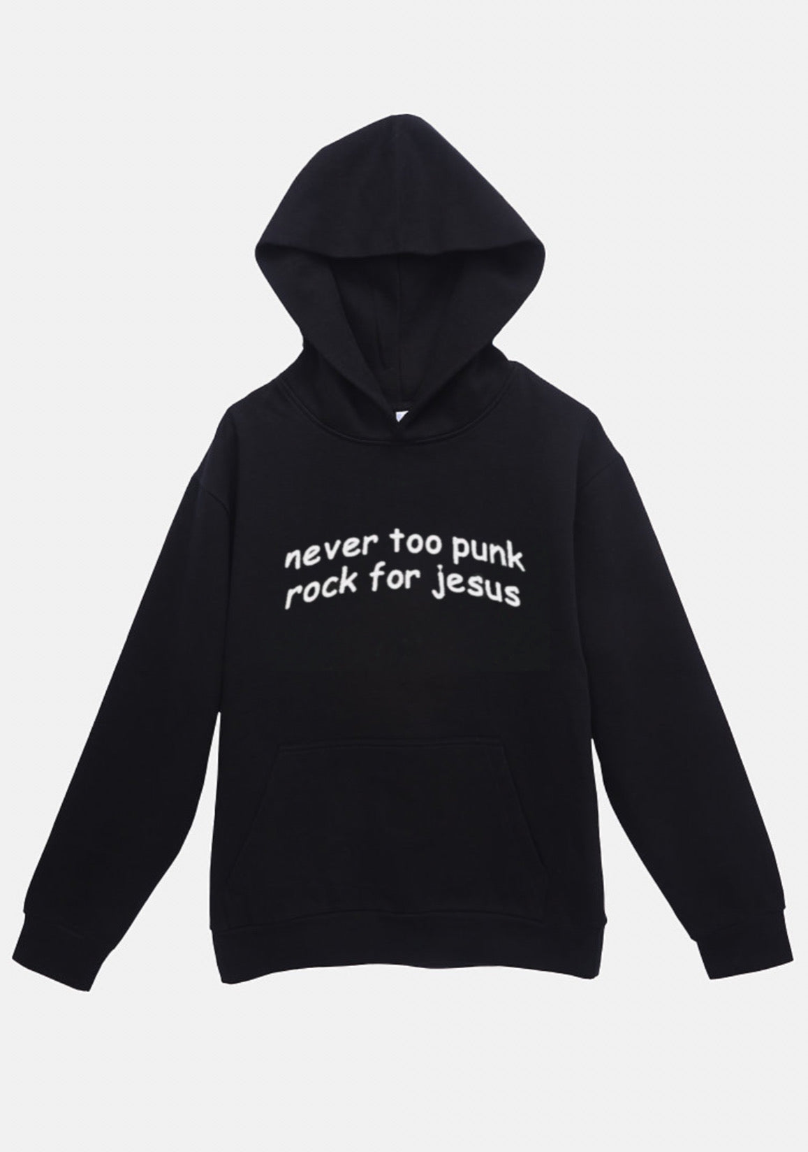 Never Too Punk Rock For Jesus Hoodie