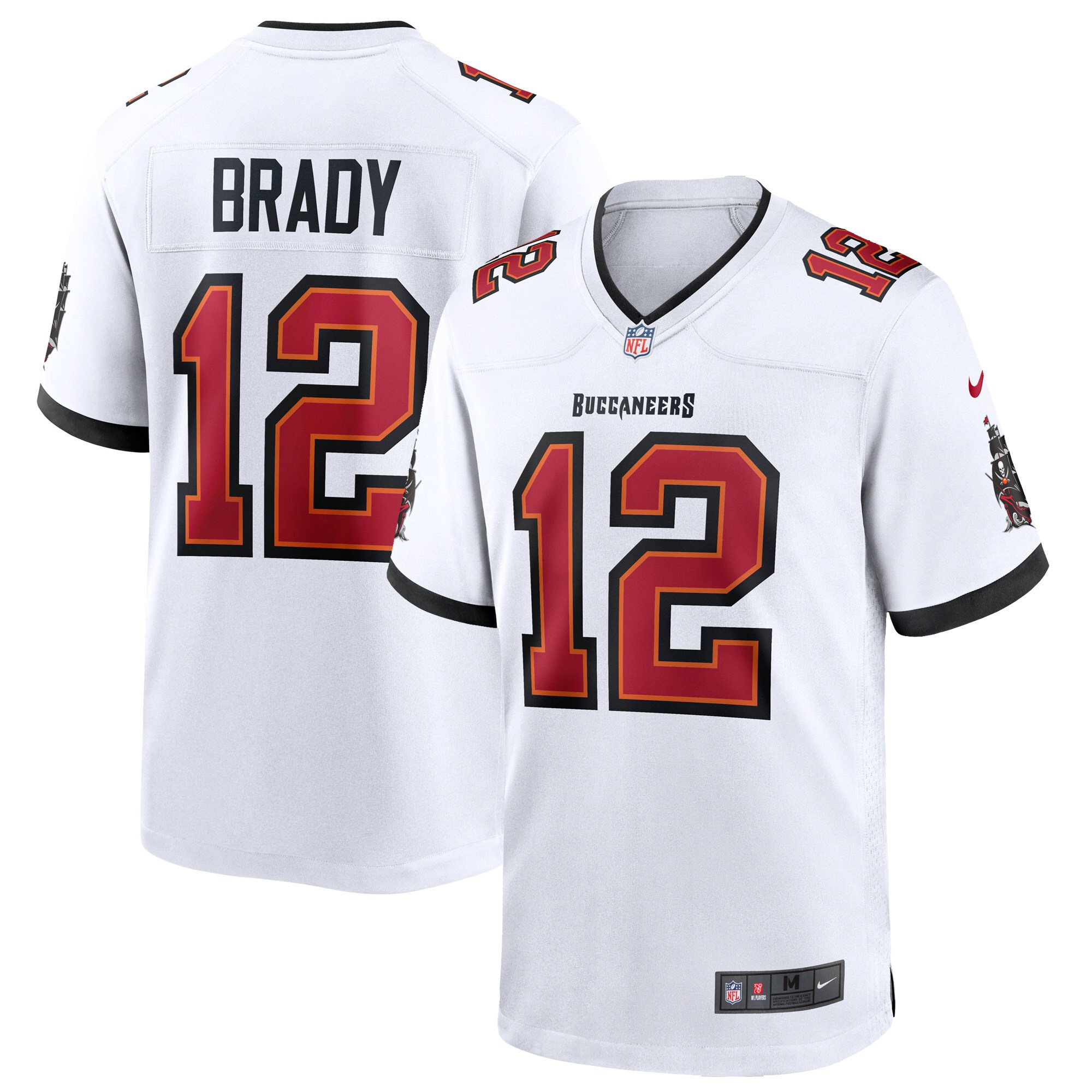 Men’s Tampa Bay Buccaneers Tom Brady White Game Jersey