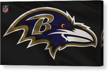 2 Baltimore Ravens Uniform Joe Hamilton Canvas Print