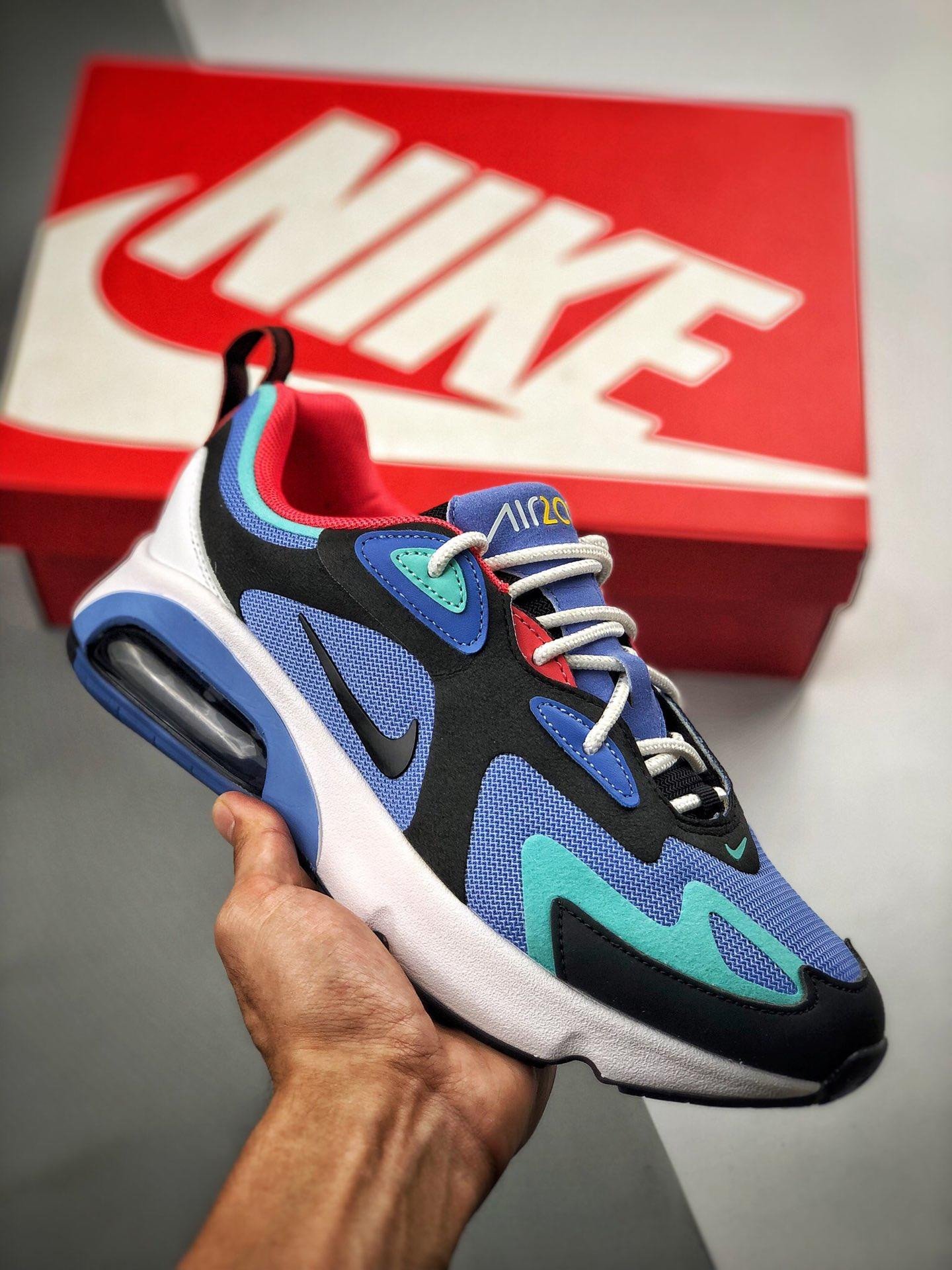 Nike Air Max 200 Royal PulseOil Grey-Light Aqua 5339909