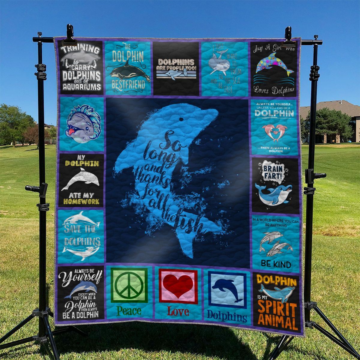 Dolphin Quilt Cufly