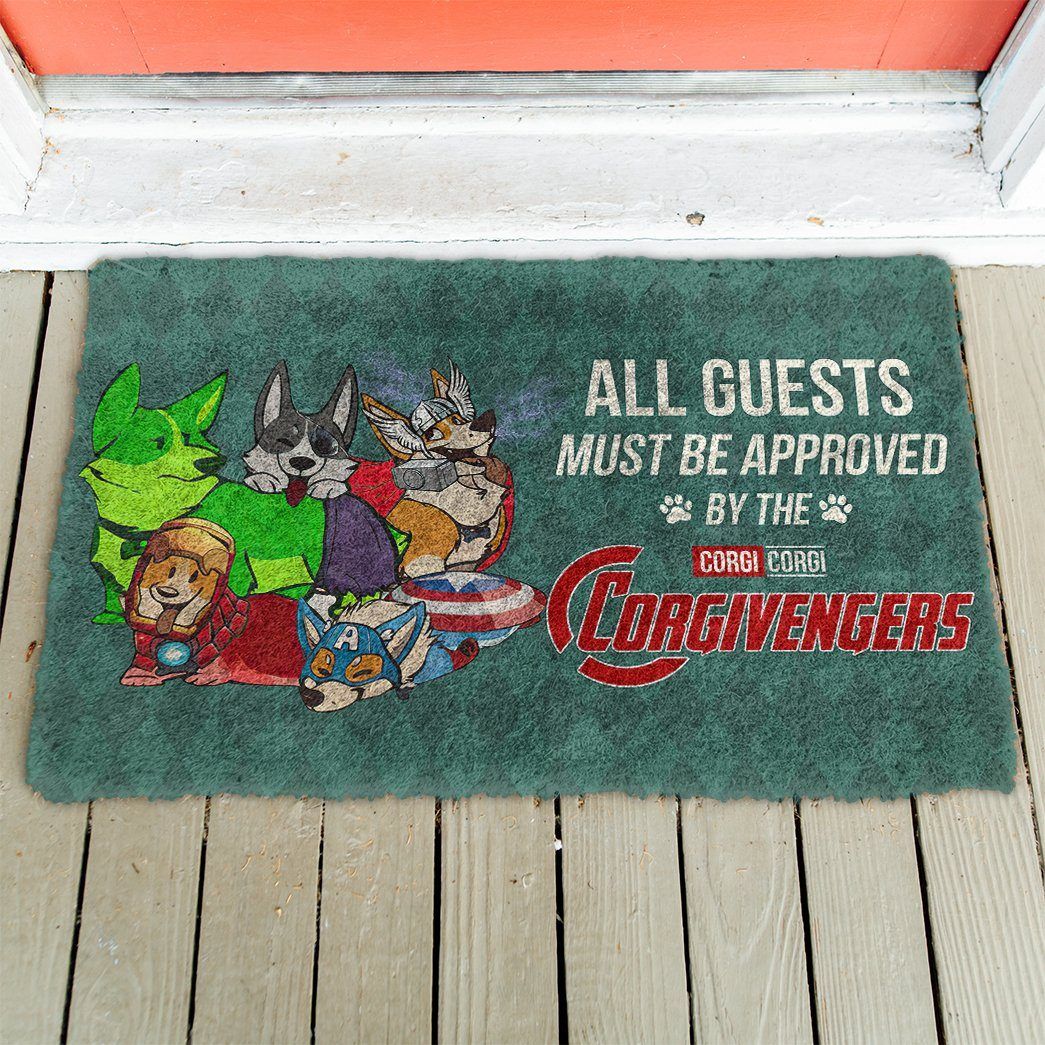 Gearhumans 3D This House Protected By Corgi Doormat