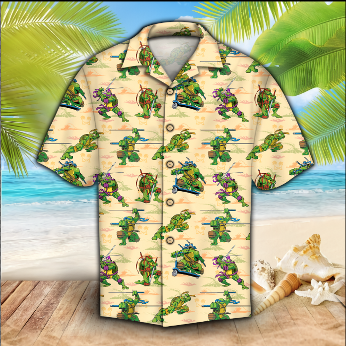 Tmnt Hawaiian Shirt Ha74563