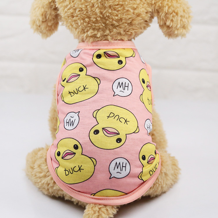 2018 Summer Pet Dog Clothes Puppy Dog Cat Vest Shirt Pet Dog Coat Cute Cotton Chihuahua Vest for Small Dogs Clothing XS-2XL alx