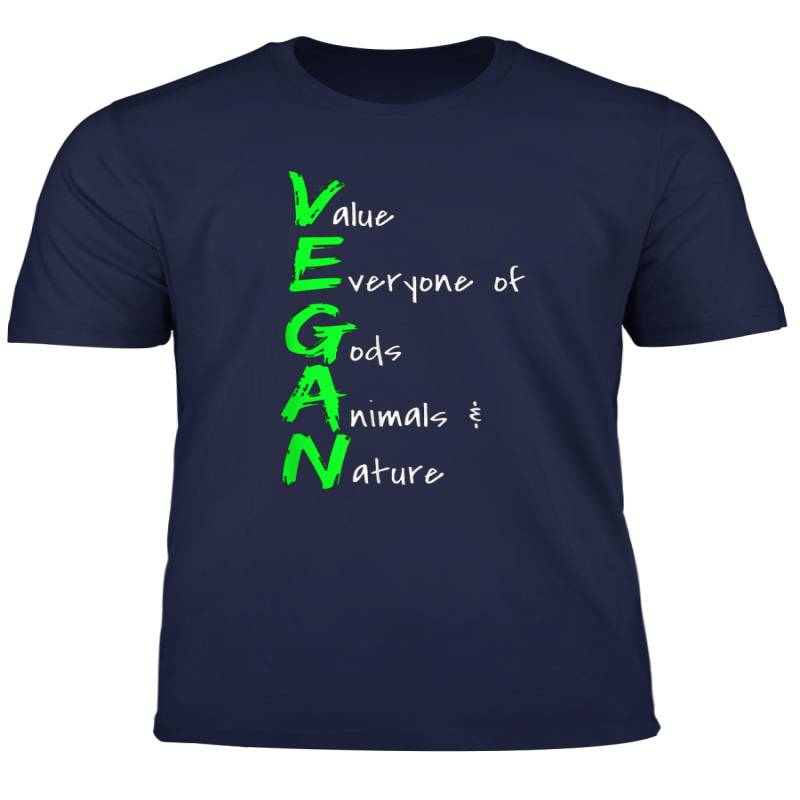 Value Everyone Of Gods Animals Nature Vegan T Shirt