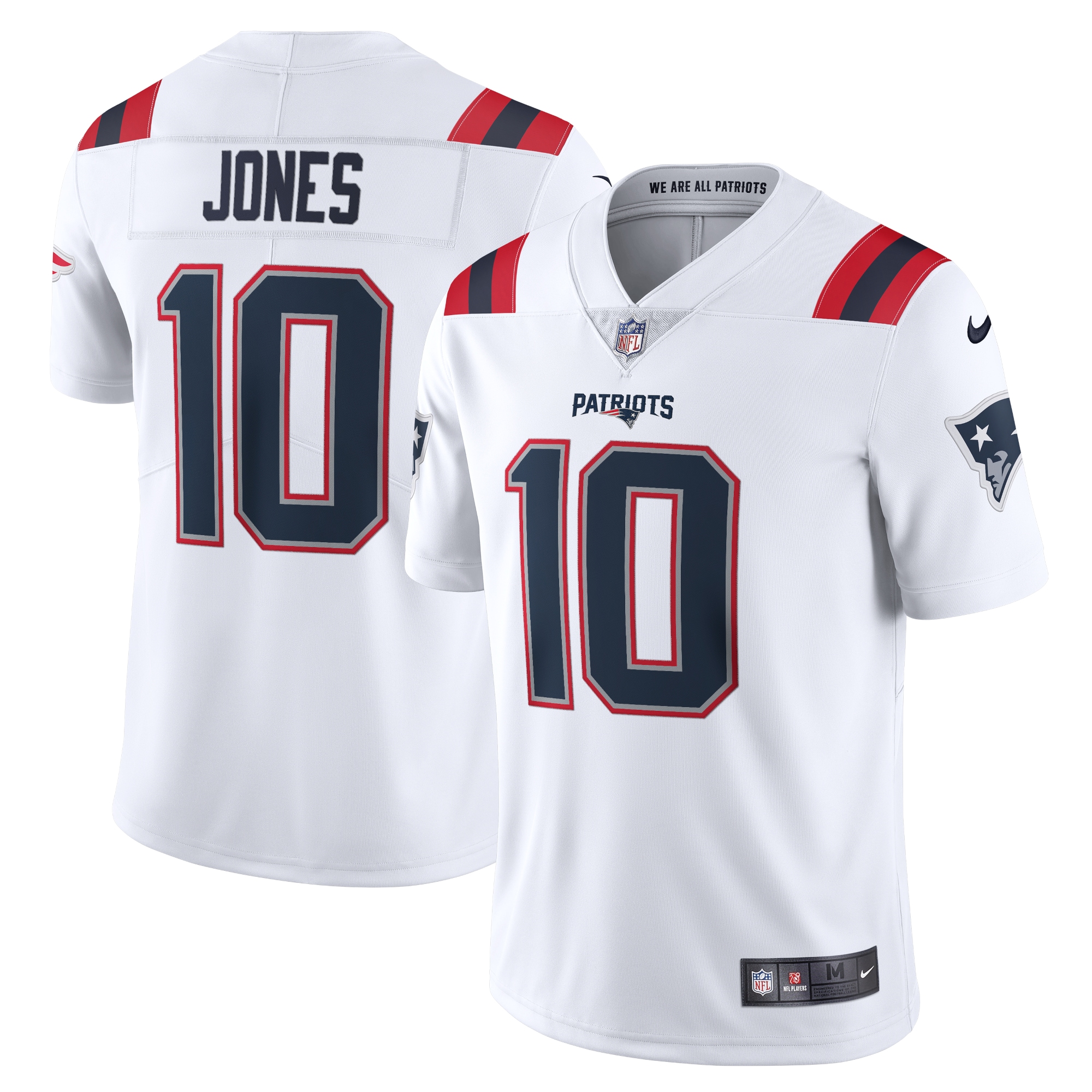 Mac Jones New England Patriots Vapor Limited Jersey – White