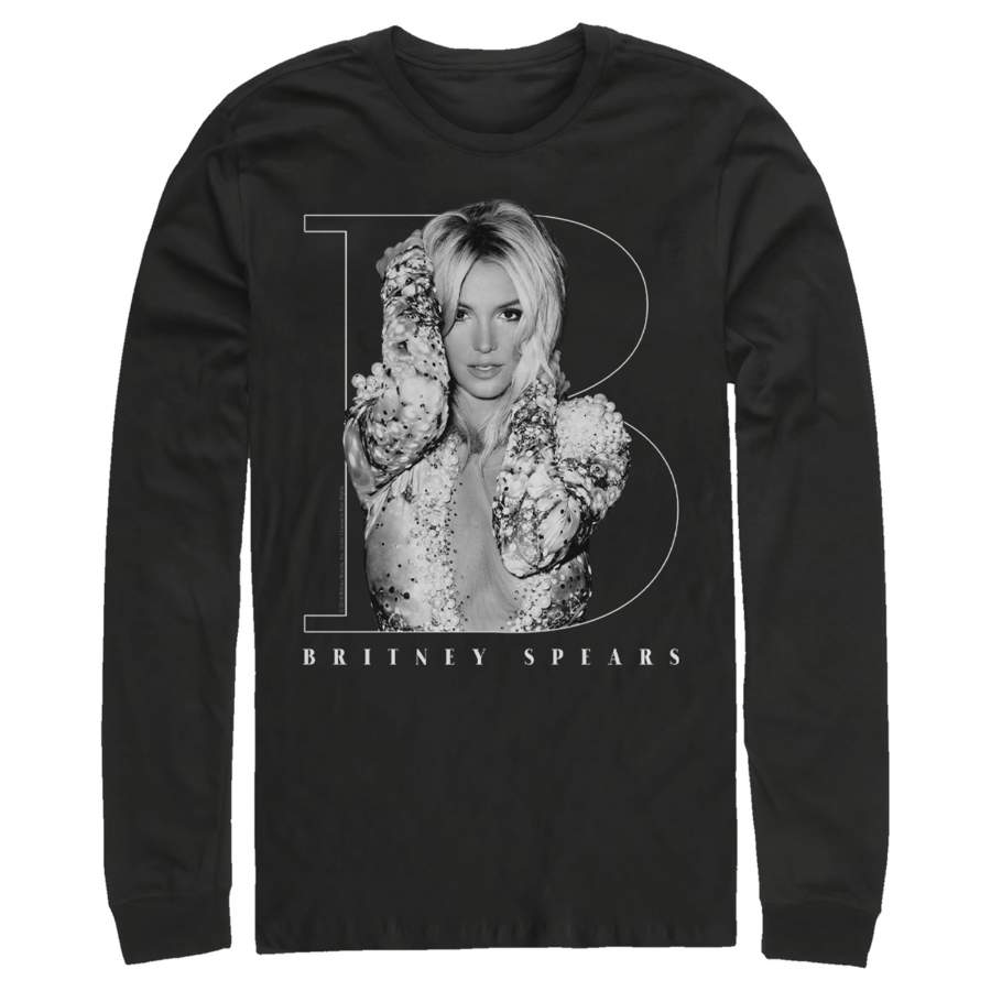 Britney Spears Men’s Pop Star Frame  Long Sleeve Shirt