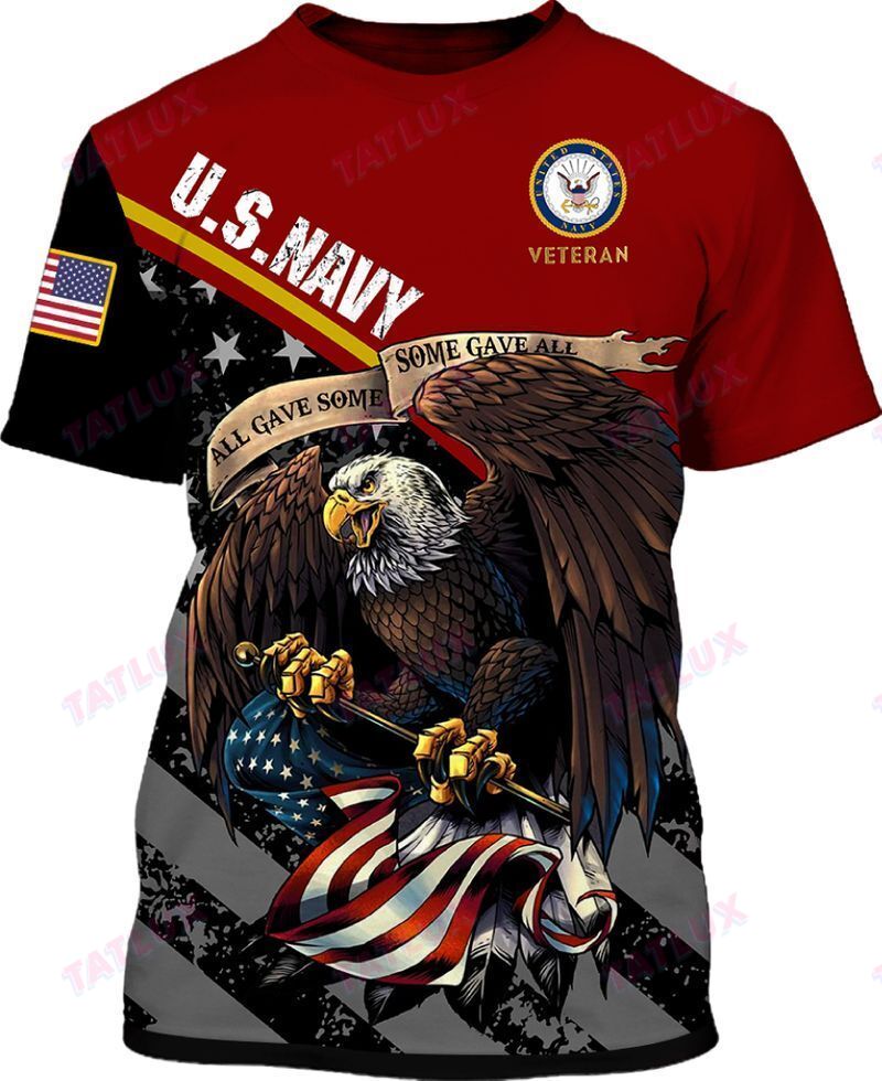 Us Navy All Gave Some Some Gave All 3D All Over Printed Shirt ...