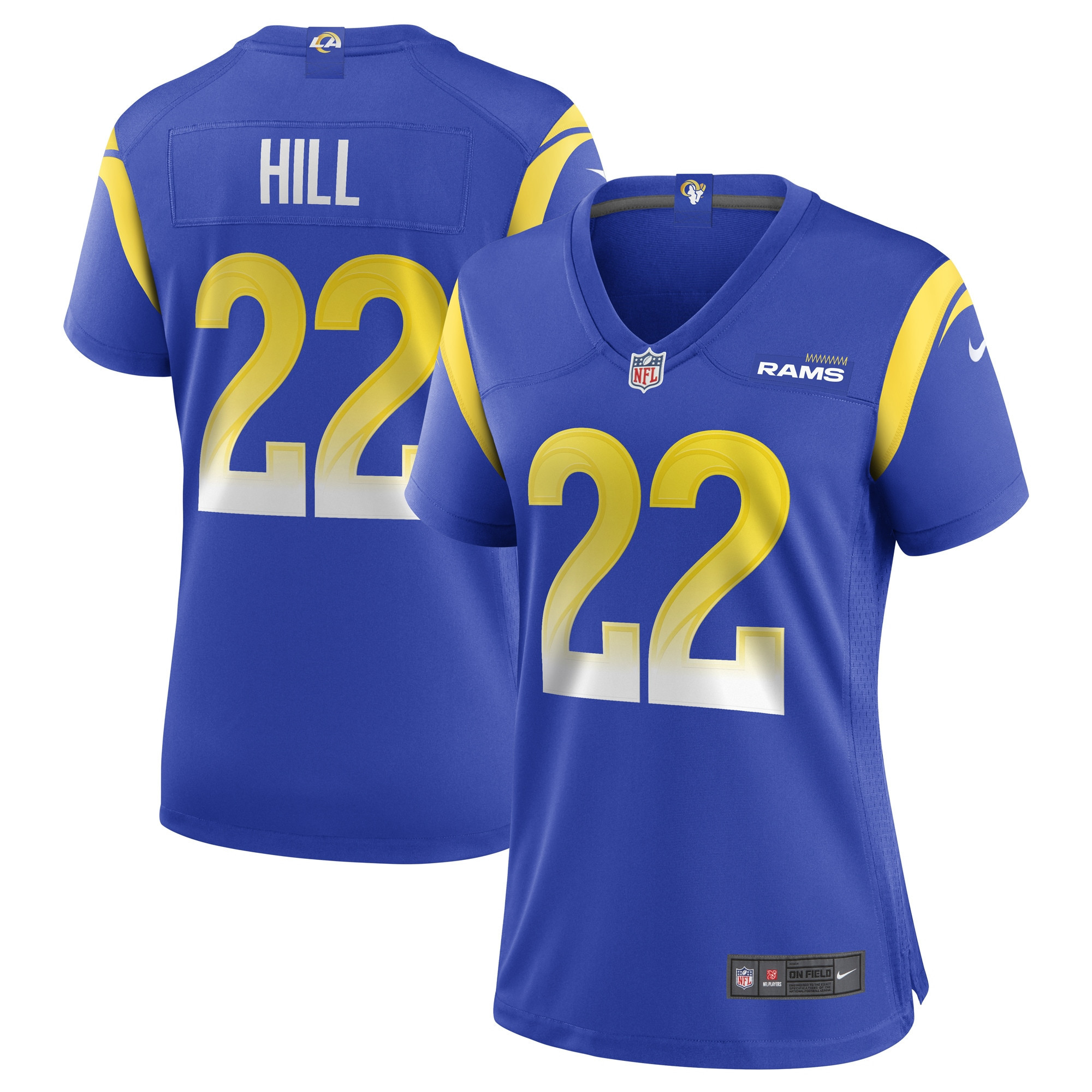 Troy Hill Los Angeles Rams Womens Game Jersey – Royal NFL