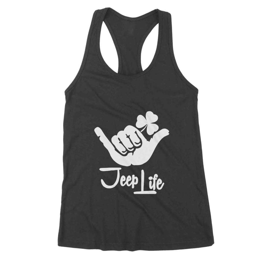 I Love You Hand Jeep Life Shamrock St Patricks Day Women’S Tank Lt11