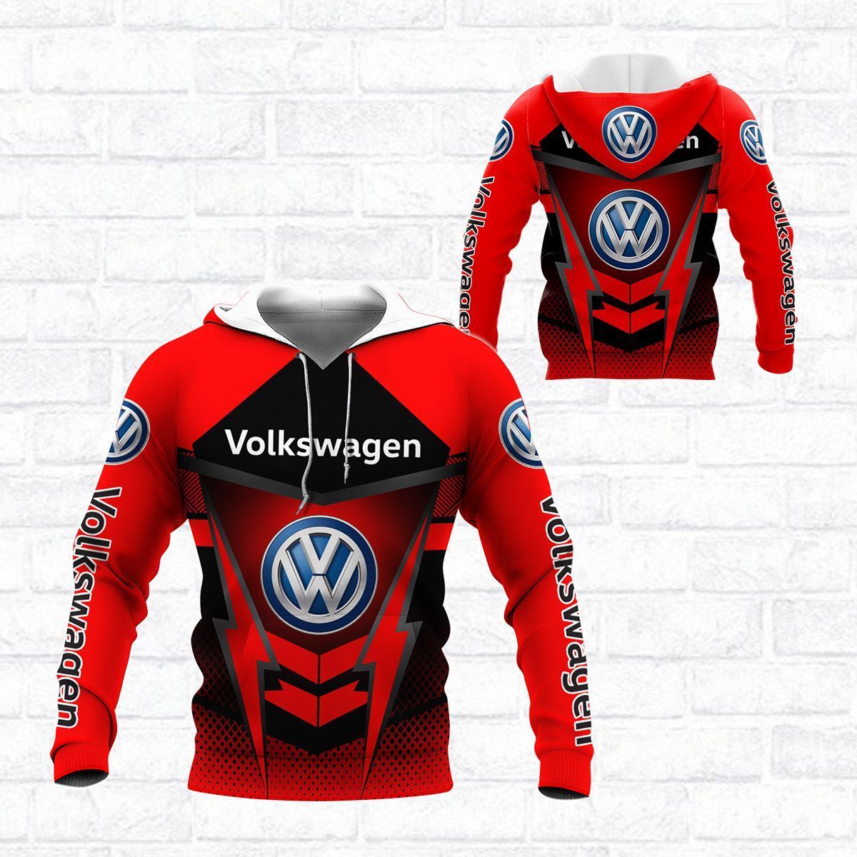 3D All Over Printed Volkswagen LPH-NH Shirts Ver2 (Red)