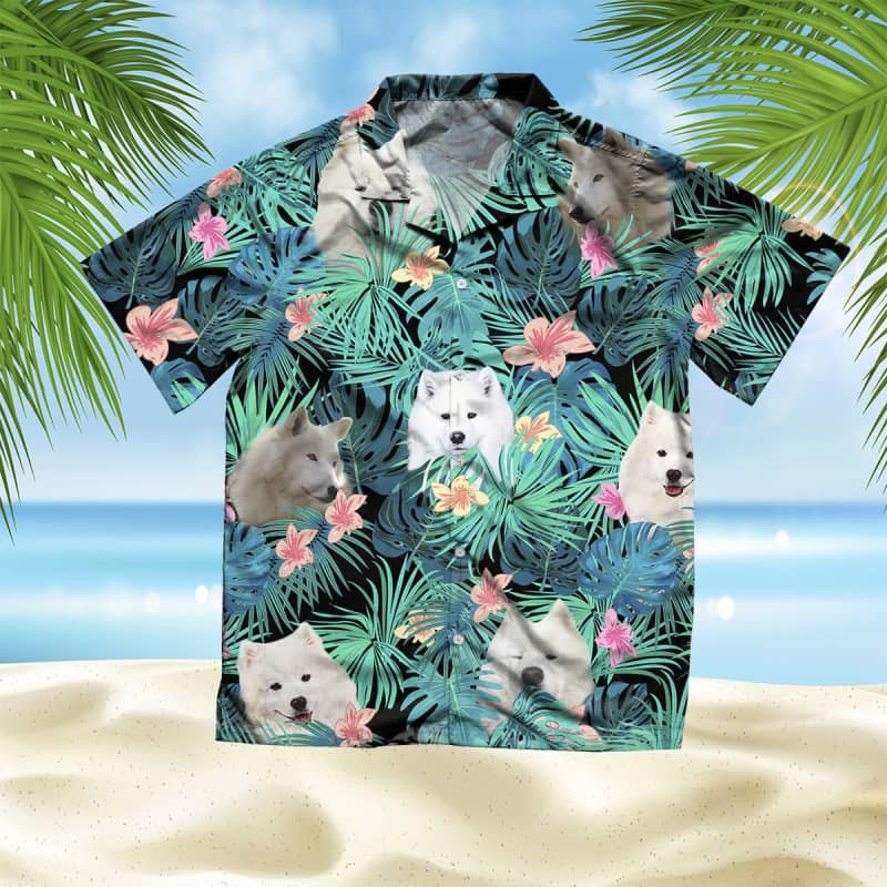 Felacia Canadian Eskimo Dog Summer Leaves Hawaii Shirt Ha30932