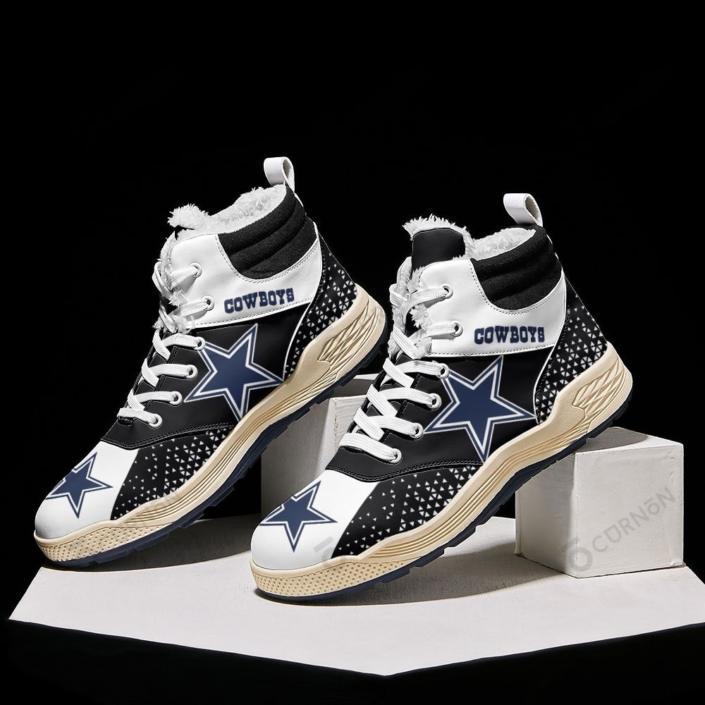 Dallas Cowboys Winter High Top Fashion Sneaker 53