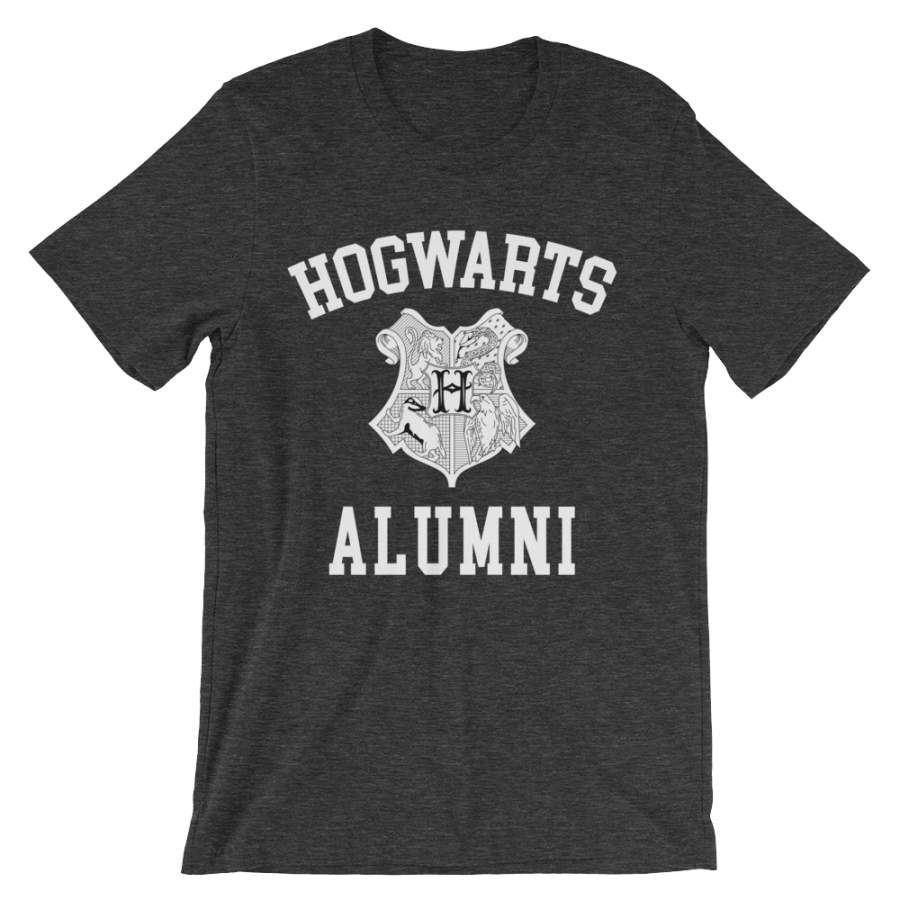 Hogwarts Alumni Shirt Dark Grey Heather - ReadingLLC
