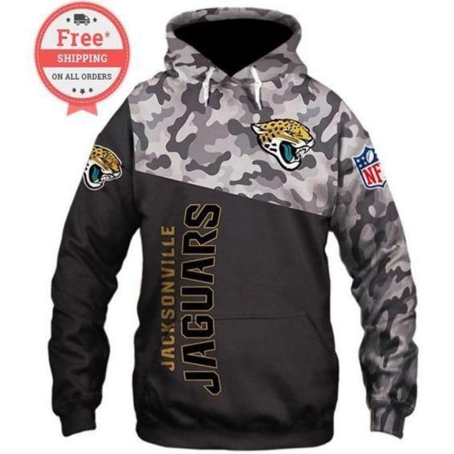 Jacksonville Jaguars Sweatshirts Print Unisex Hoodie Unisex 3D All Over Print