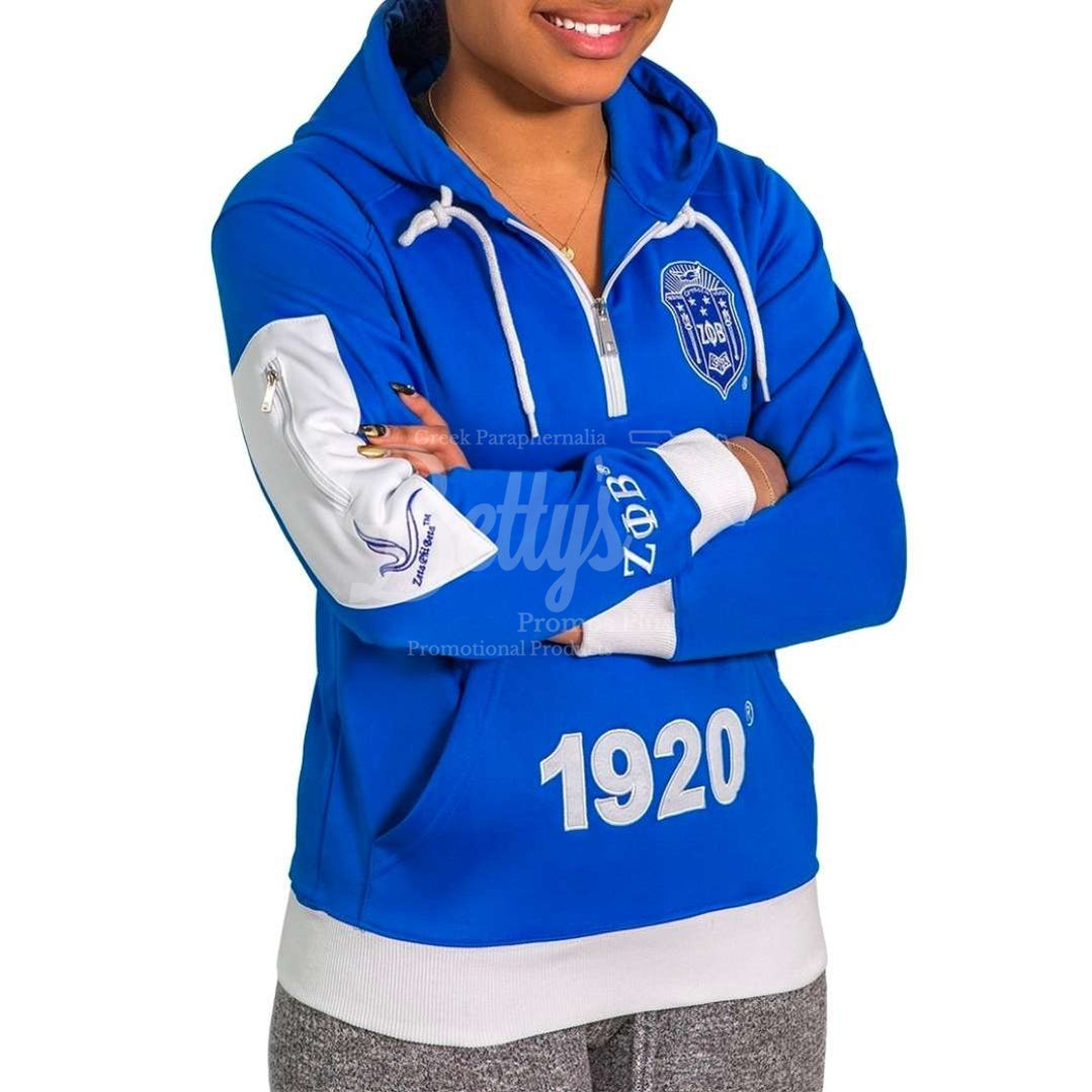 Zeta Phi Beta Ζφβ Hoodie Pullover Jacket Pull Over Sweatshirt With Hood