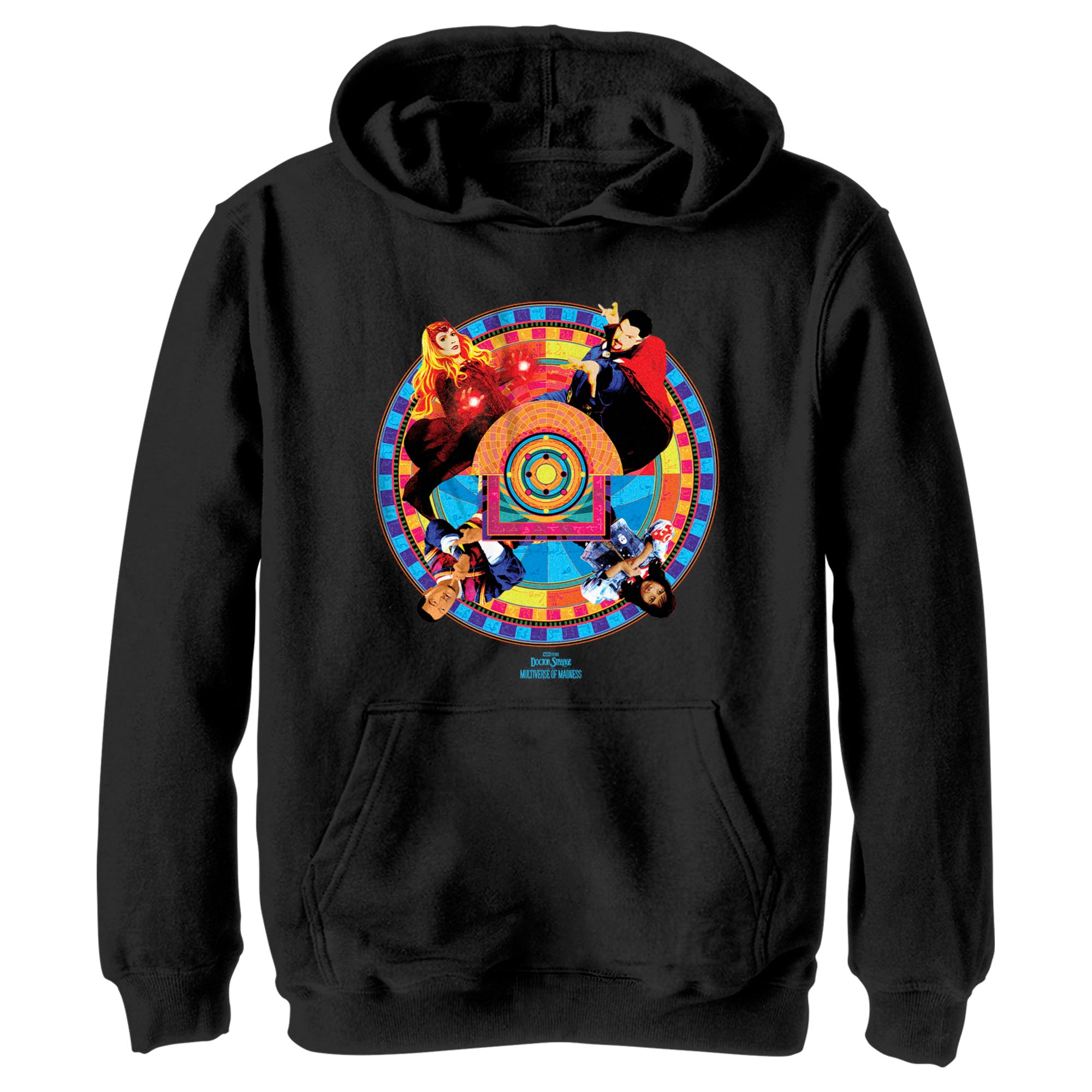 Boy’S Marvel Doctor Strange In The Multiverse Of Madness Colorful Badge Pull Over Hoodie