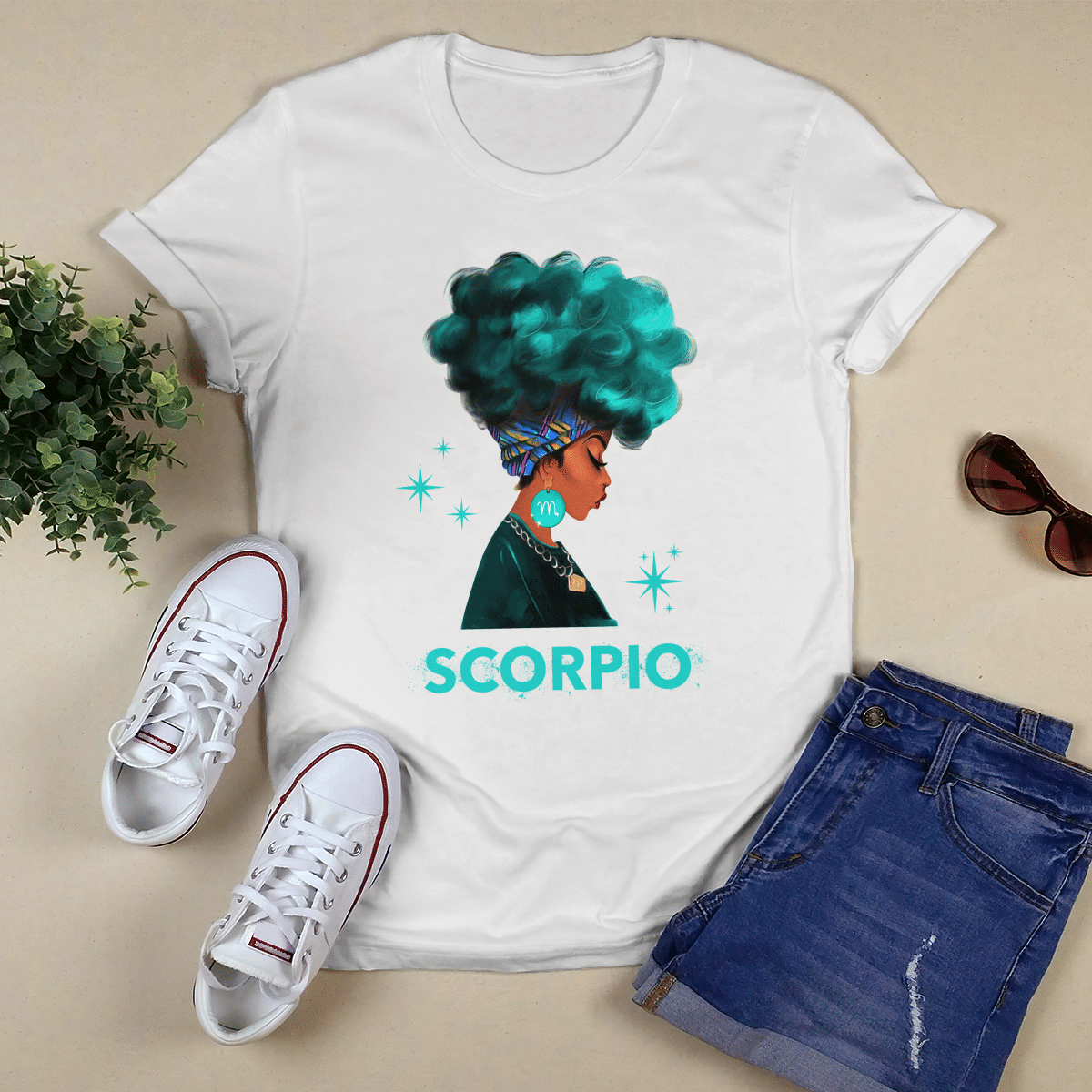 Scorpio Girl Shirt Scorpio Zodiac Shirt Birthday Gift For Black Girl Zodiac Tshirt