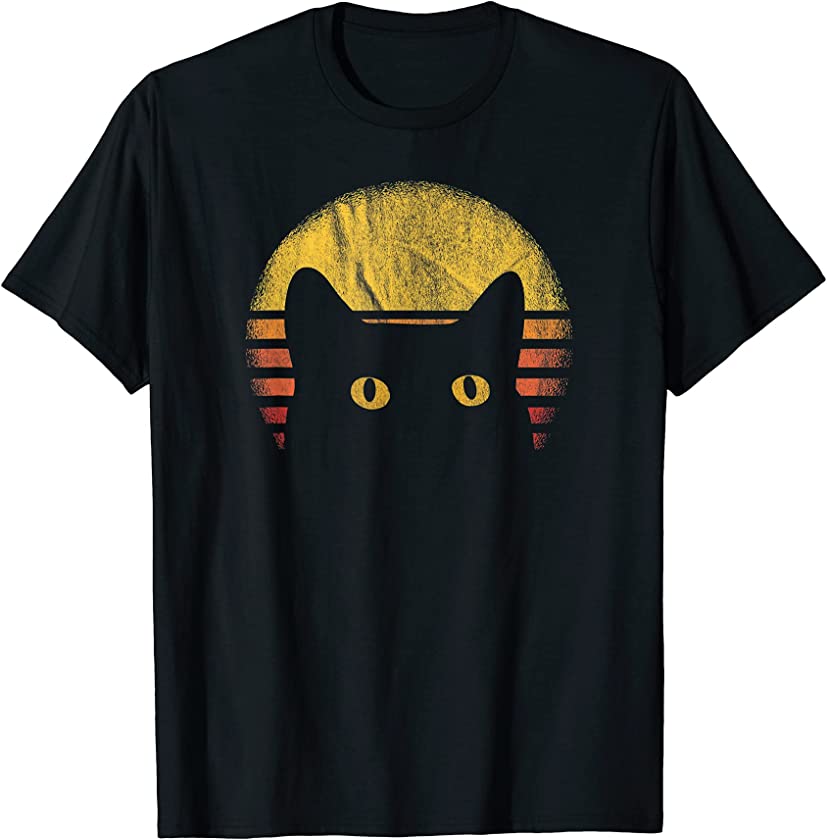 Cat Retro Vintage T-Shirt