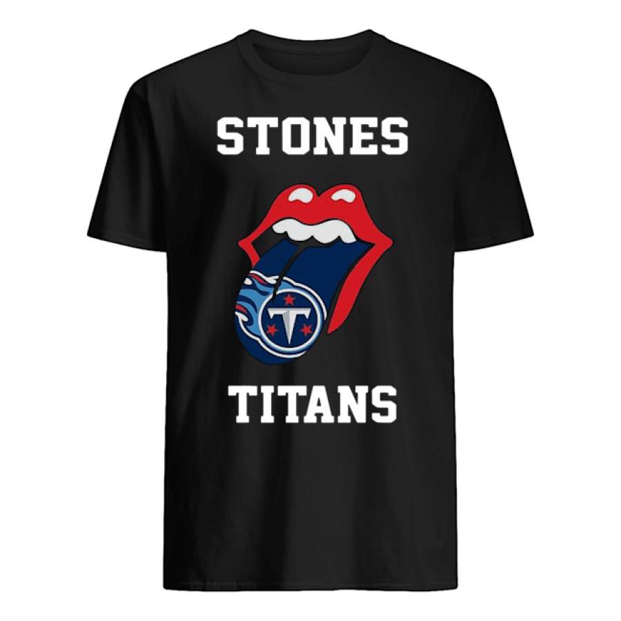 Rolling stones tennessee titans logo shirt