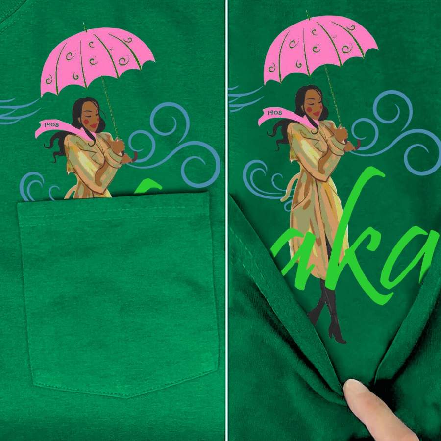 Alpha Kappa Alpha Pocket T-Shirt