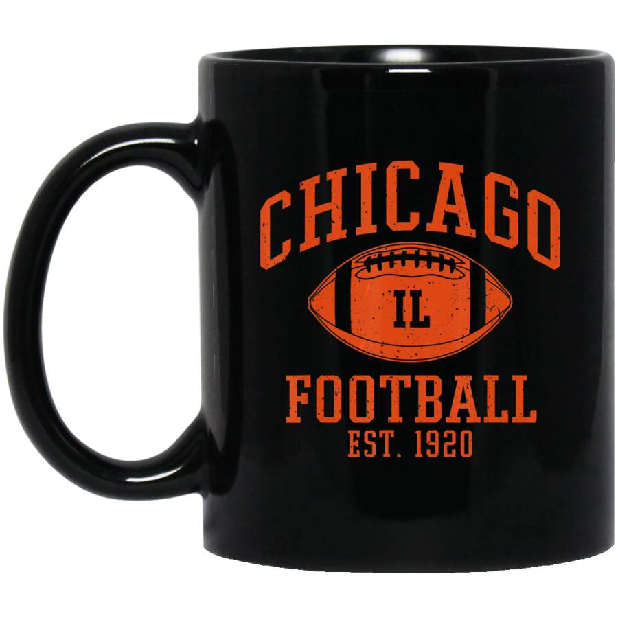 Chicago Football  Vintage Illinois Bear Gift Coffee Mug