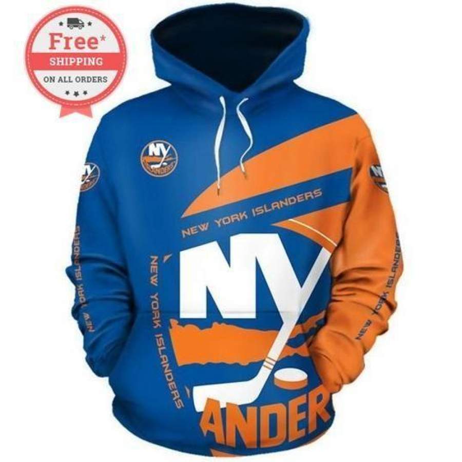 New York Islanders Hockey Team Sweatshirts Print Unisex Hoodie Unisex 3D All Over Print