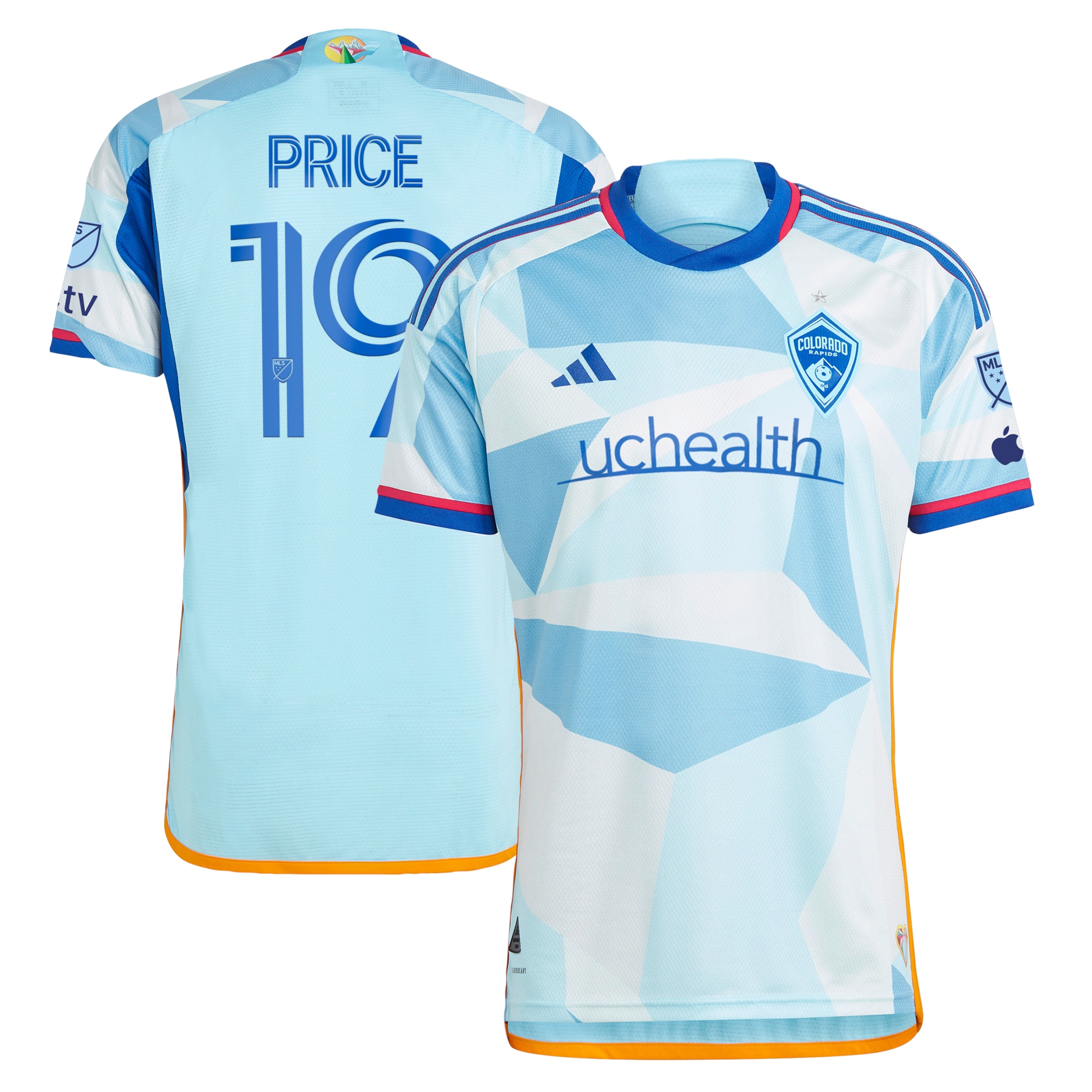 Jack Price Colorado Rapids 2023 New Day Kit Authentic Jersey – Light Blue