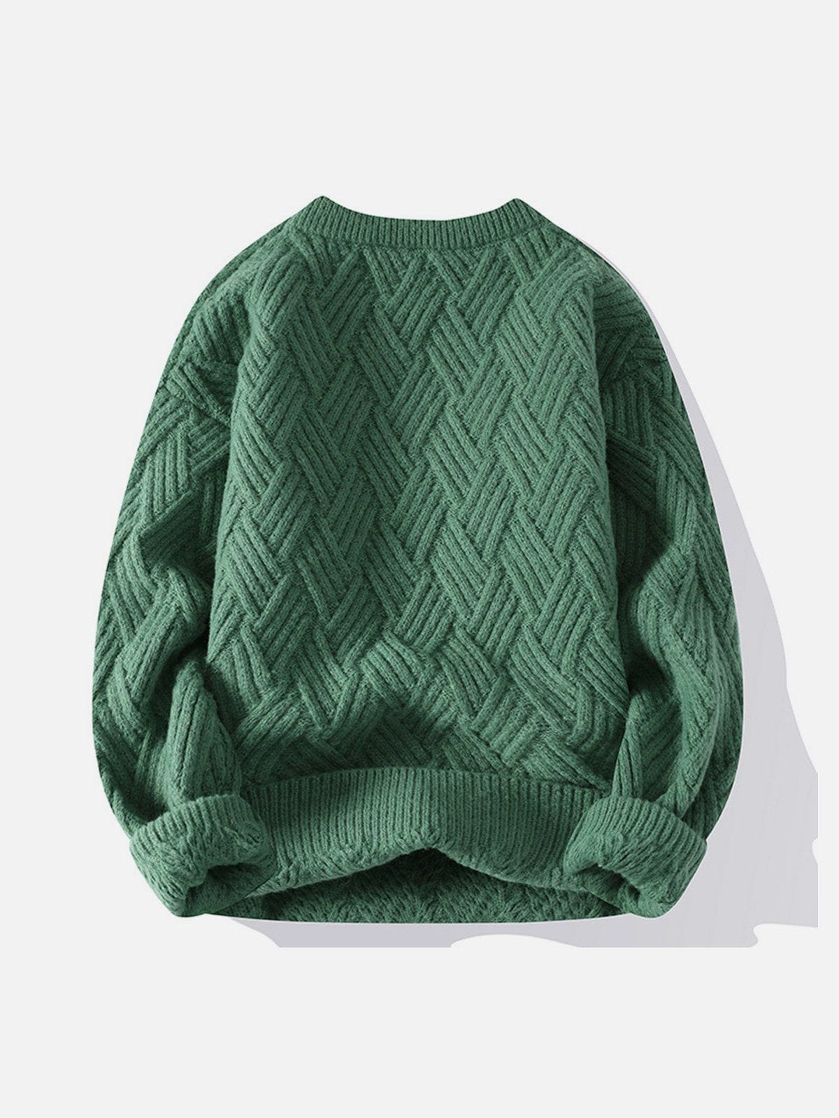 Talishko™ – Solid Color Weave Cozy Sweater