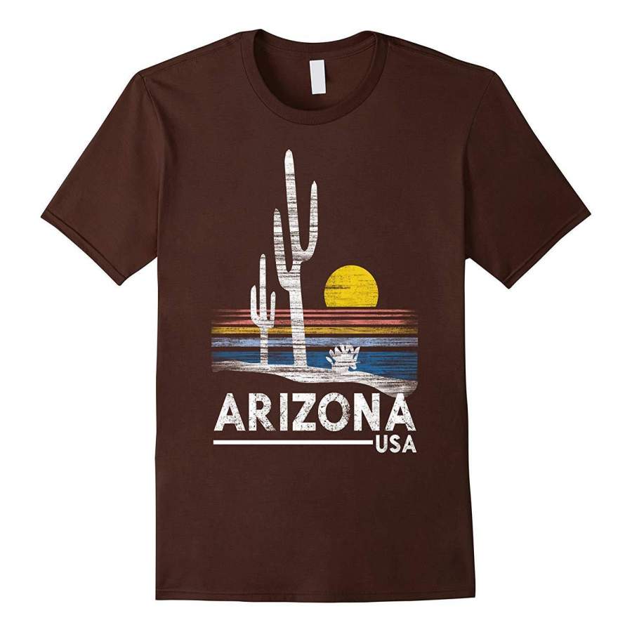 Arizona T Shirt Vintage 1980s Style Funny Gift For Men