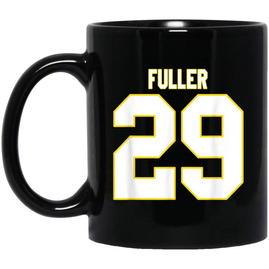 Fuller 29 Number Twenty Nine  Kansas City Football Red Mug