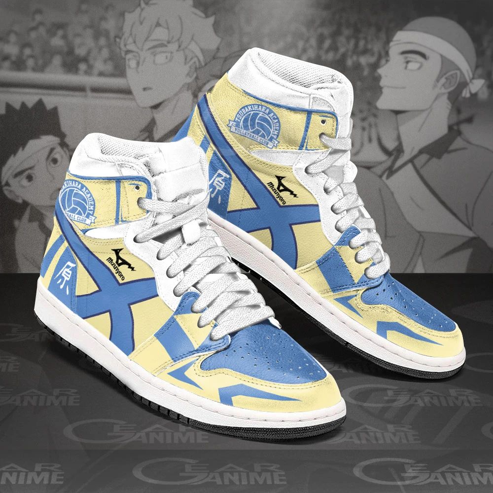 Tsubakihara Academy Sneakers Haikyuu Custom Anime Shoes Mn10 Unisex Men Women