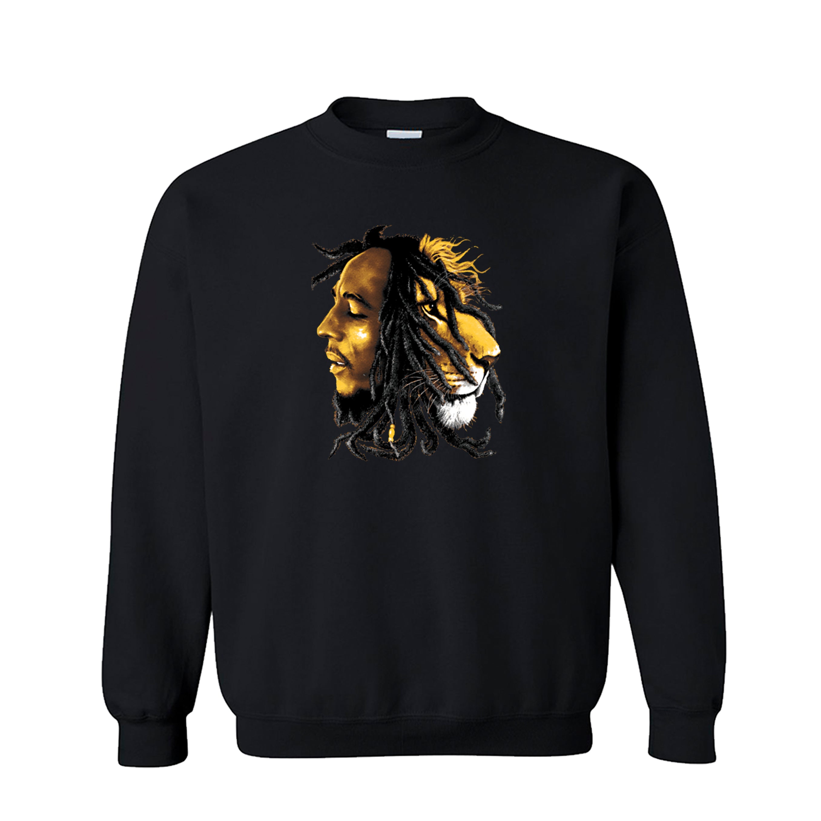 Bob Marley Lion Unisex Crew Neck Sweatshirt