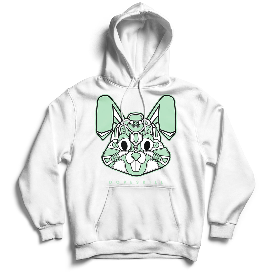 Jordan 6 Womens Mint Foam Dopeskill Hoodie Sweatshirt Sneaker Rabbit Graphic