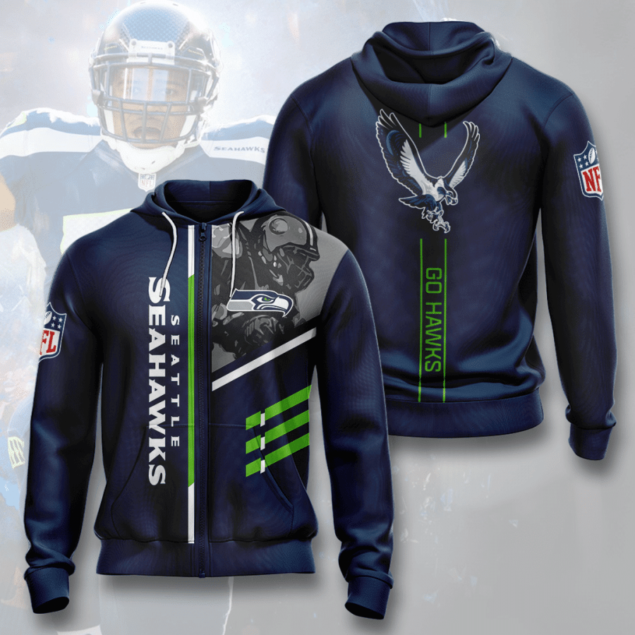 Seattle Seahawks Seattle Seahawks 24 Unisex 3D Hoodie Gift For Fans