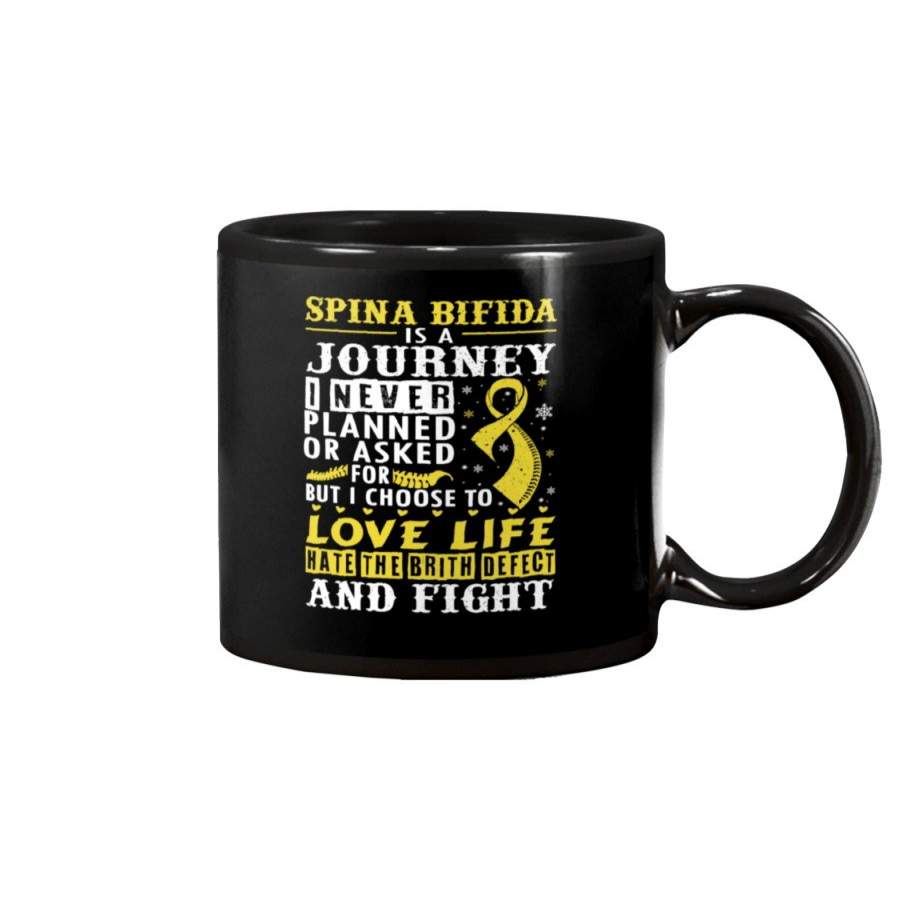 Spina Bifida Is A Journey I Never Planned Or Asked Mug