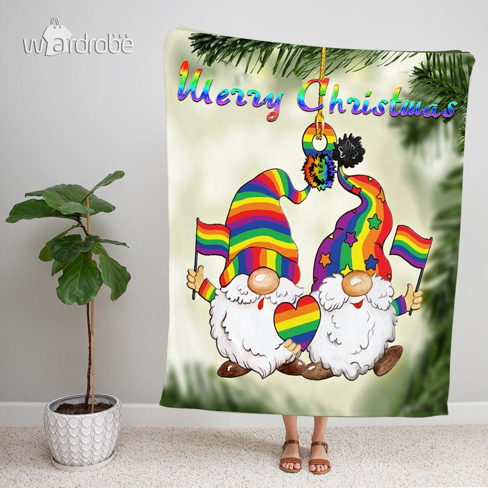 Custom Blanket Merry Christmas Blanket 4