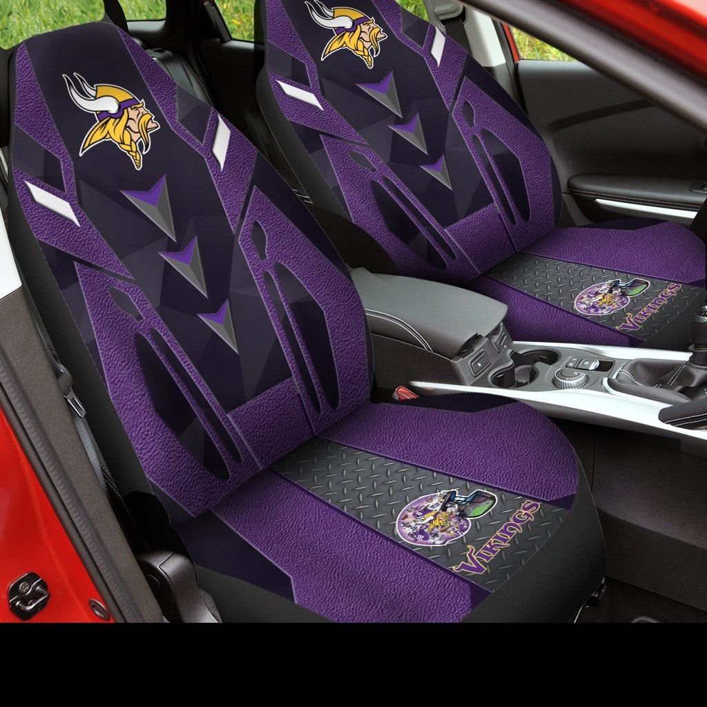 Minnesota Vikings Car Seat Covers (Set Of 2) – V6.2