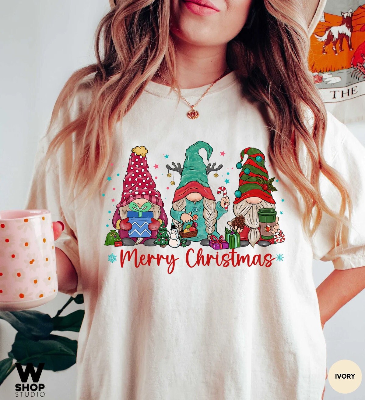 Christmas Gnomes Shirt, Gnome Shirt, Santa Gnomes Shirt, Christmas with my Gnomies, Christmas Shirt, Christmas Tee, Christmas Day Gift